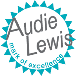 official badge for the Audie Lewis Mark of Excellence 